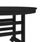 Flash Furniture Colonel Commercial Grade Indoor/Outdoor 48-in Rnd Recycled HDPE Adirondack Dining Table for 4, Blk LE-HMP-248-01-BLK-GG - alternate 6